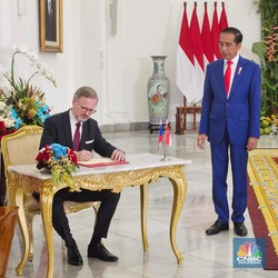 Jokowi Sambut PM Ceko Petr Fiala di Istana Kepresidenan Bogor