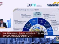 Q1-2023,  Laba Bank Mandiri Naik 25% Jadi Rp12,6 Triliun