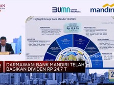 Q1-2023,  Laba Bank Mandiri Naik 25% Jadi Rp12,6 Triliun