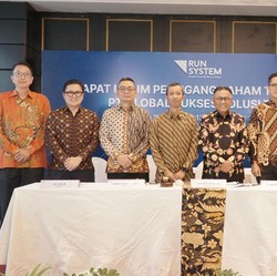 RUN System Bagikan Dividen 35,67% dari Laba 2022