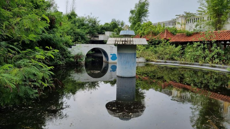 Kondisi Kampung Gajah yang kini terbengkalai. (Dok. Detik/Whisnu Pradana)