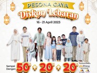 Transmart Heboh Lagi: Baju Lebaran Diskon  50% + 20% +20%