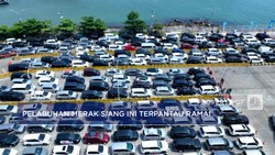 Yang Mau Nyebrang, Berikut Suasana Pelabuhan Merak Siang Ini
