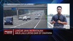 Lancar Jaya! Ini Pantauan Arus Lalu Lintas GT Cikatama
