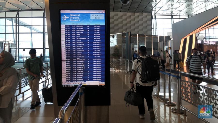 Terminal 3 Bandara Internasional Soekarno-Hatta, Cengkareng, Banten, Rabu (19/3/2023). (վ/Rindi Salsabilla Putri)