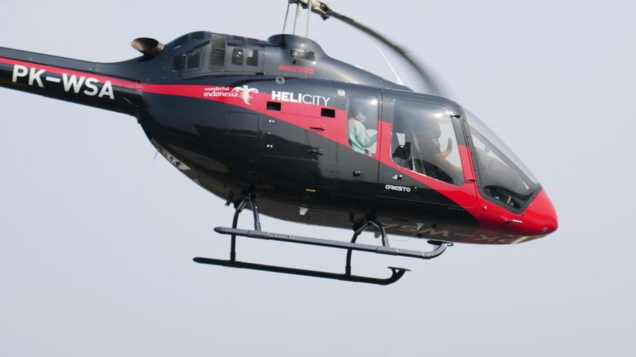 Mudik menggunakan helikopter