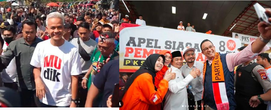 Anies baswedan dan Ganjar Pranowo