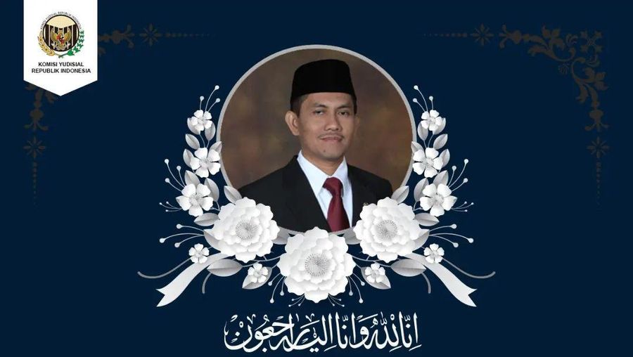 Keluarga besar Komisi Yudisial turut berduka cita yang mendalam atas meninggalnya Ketua Komisi Yudisial Paruh II Juli 2018-Desember 2020 Dr. Jaja Ahmad Jayus S.H., M.Hum. Jumat, 21 April 2023. (Tangkapan layar Instagram @komisiyudisialri)