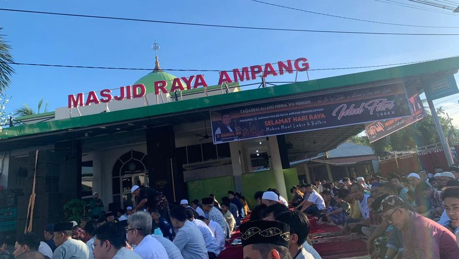 Sholat Ied di Padang