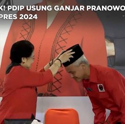 Mega Tunjuk Ganjar Capres PDIP, Jokowi: 'Sekarang Saatnya'