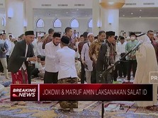 Video: Jokowi & Ma'ruf Amin Laksanakan Salat Id
