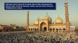 Intip Pelaksanaan Salat Id NegaraPopulasi Terbesar di Dunia