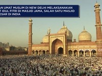 Intip Pelaksanaan Salat Id NegaraPopulasi Terbesar di Dunia