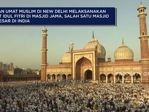 Intip Pelaksanaan Salat Id NegaraPopulasi Terbesar di Dunia