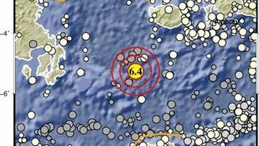 Gempa M6,4 Guncang Sulawesi (Dok. BMKG)