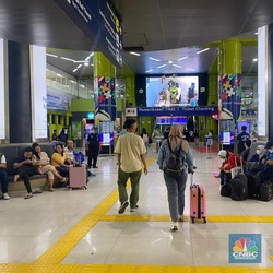 Hari-H Idul Fitri 2023, Stasiun Gambir Lengang