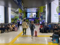 Hari-H Idul Fitri 2023, Stasiun Gambir Lengang