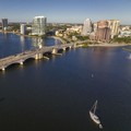 West Palm Beach skyline features Royal Park Draw Bridge, West Palm Beach, Florida. (Photo by: Visions of America/Joseph Sohm/UCG/Universal Images Group via Getty Images)