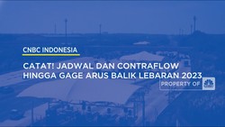 Catat! Jadwal dan Contraflow Hingga Gage Arus Balik Lebaran 2
