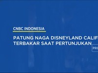 Patung Naga Disneyland California Terbakar Saat Pertunjukan
