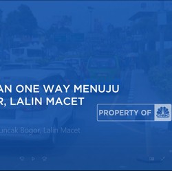 Polisi Terapkan One Way Menuju Puncak Bogor, Lalin Macet