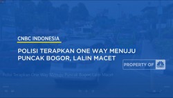 Polisi Terapkan One Way Menuju Puncak Bogor, Lalin Macet