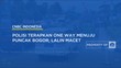 Polisi Terapkan One Way Menuju Puncak Bogor, Lalin Macet