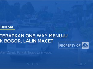 Polisi Terapkan One Way Menuju Puncak Bogor, Lalin Macet