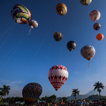 Keren! Ada Festival Balon Udara Ala Cappadocia di Wonosobo