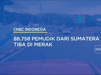 88.758 Pemudik Dari Sumatera Tiba di Merak