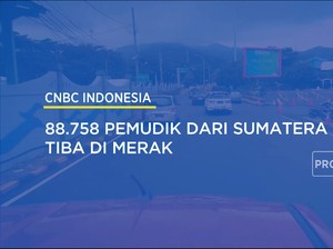 88.758 Pemudik Dari Sumatera Tiba di Merak
