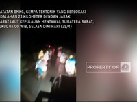 BMKG: Peringatan Tsunami Gempa Mentawai Sudah Diakhiri