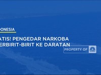 Dramatis! Pengedar Narkoba Lari Terbirit-Birit Ke Daratan