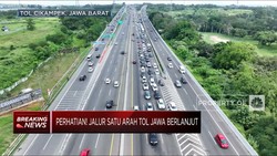 Perhatian! Jalur Satu Arah Tol Jawa Berlanjut