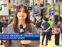 Pantauan Arus Balik Lebaran 2023 di Stasiun Pasar Senen