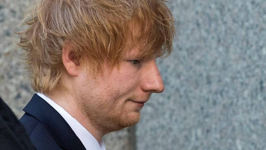 Singer Ed Sheeran arrives at Manhattan Federal Court for his copyright trial in New York City, U.S., April 25, 2023.  REUTERS/Eduardo Munoz