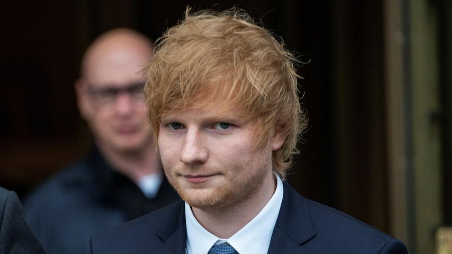 Singer Ed Sheeran exits the Manhattan federal court for his copyright trial in New York City, U.S., April 25, 2023.  REUTERS/Eduardo Munoz