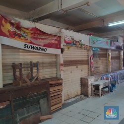 Usai Lebaran, Pasar Ini Gelap-Sepi Bak Kuburan
