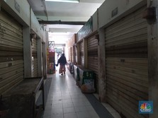 Begini Penampakan Pasar Ditinggal Mudik, Gelap dan Sepi