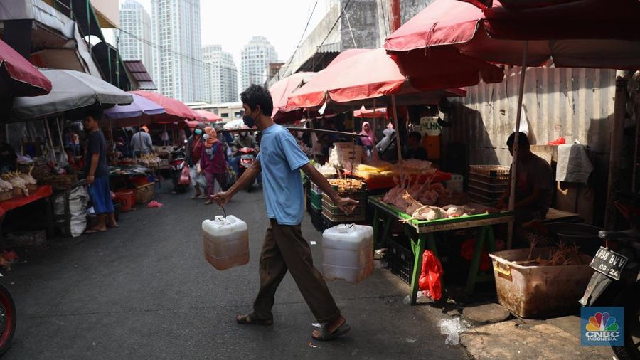 Ilustrasi Pasar Tradisional. (CNBC Indonesia/Muhammad Sabki) Ilustrasi Pasar Tradisional. (CNBC Indonesia/Muhammad Sabki)