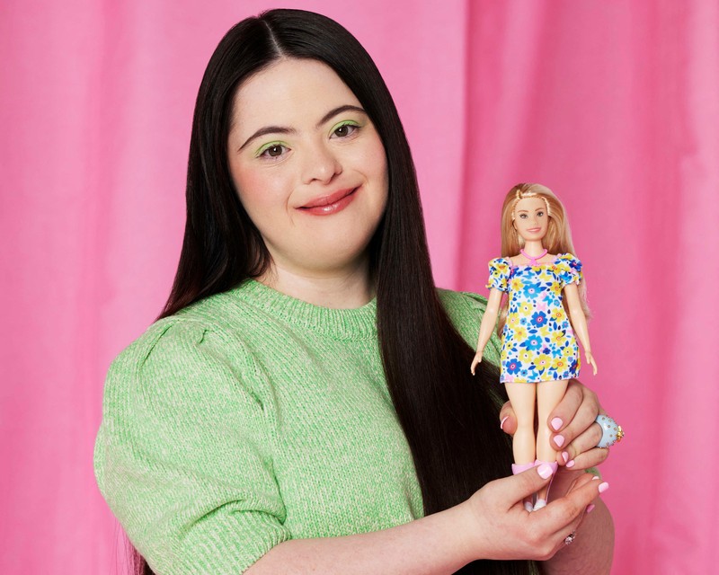 MATTEL-BARBIE/DOWNS SYNDROME The new Barbie doll with Down's syndrome is seen along with the Barbie Fashionista group, in this undated handout image. Mattel/Handout via REUTERS THIS IMAGE HAS BEEN SUPPLIED BY A THIRD PARTY. MANDATORY CREDIT. NO RESALES. NO ARCHIVES