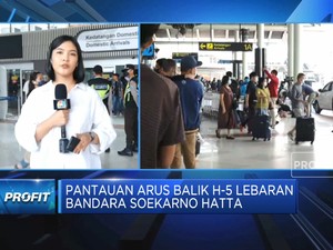 Pantauan Arus Balik H-5 Lebaran di Bandara Soekarno Hatta