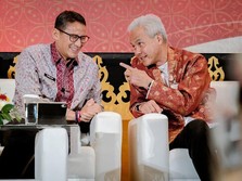 Wah, Tiba-tiba Ganjar Ketemu Sandi dan Sepanggung di Semarang