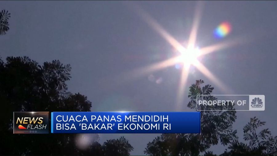 Cuaca Panas Mendidih Bisa 'Bakar' Ekonomi RI