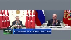 Putin Ikut Resmikan PLTN Terbesar Dunia di Turki