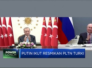 Putin Ikut Resmikan PLTN Terbesar Dunia di Turki