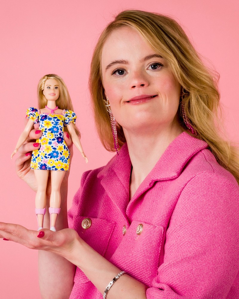 MATTEL-BARBIE/DOWNS SYNDROME The new Barbie doll with Down's syndrome is seen along with the Barbie Fashionista group, in this undated handout image. Mattel/Handout via REUTERS THIS IMAGE HAS BEEN SUPPLIED BY A THIRD PARTY. MANDATORY CREDIT. NO RESALES. NO ARCHIVES
