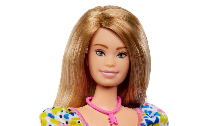 The new Barbie doll with Down's syndrome is seen along with the Barbie Fashionista group, in this undated handout image. Mattel/Handout via REUTERS THIS IMAGE HAS BEEN SUPPLIED BY A THIRD PARTY. MANDATORY CREDIT. NO RESALES. NO ARCHIVES