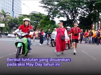 50 Ribu Buruh Diklaim Ikut Aksi May Day, Suarakan 7 Tuntutan