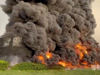 Aksi Brutal Drone 'Pembunuh' di Ukraina, Depo BBM Meledak